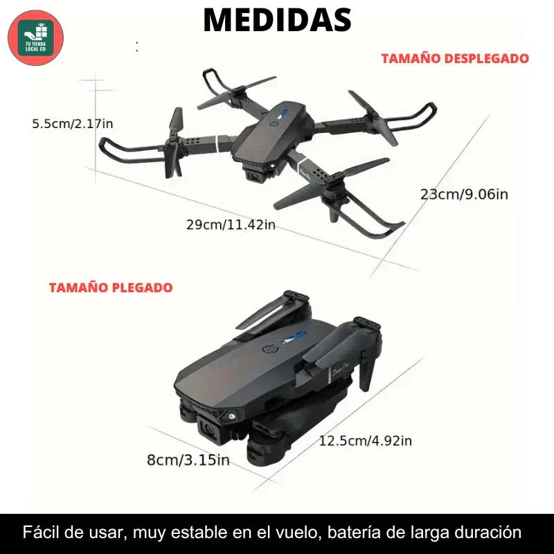 NUEVO DRONE W8 PRO MAX 2025 CON INTELIGENCIA ARTIFICIAL + ESTUCHE DE REGALO ✅