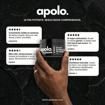 Bálsamo para Crecimiento de Barba Ultra Potente con Minoxidil 20% | 100mL 👊